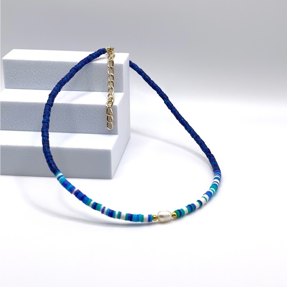 NEW……Heishi Beaded with Genuine Freshwater Pearl - Picture 9 of 12